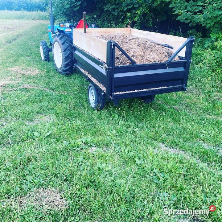 Przyczepa kiprowana 1 tonowa do mini ciagnika Przyczepy rolnicze Olkusz