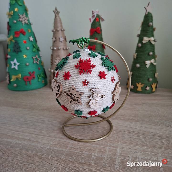 Bombki ręcznie robione 10 średnicy Poddębice