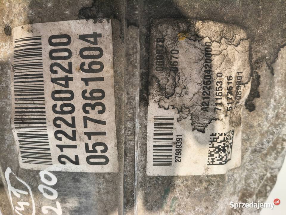 SKRZYNIA BIEGÓW Mercedes W204 W212 22 CDI Chełm