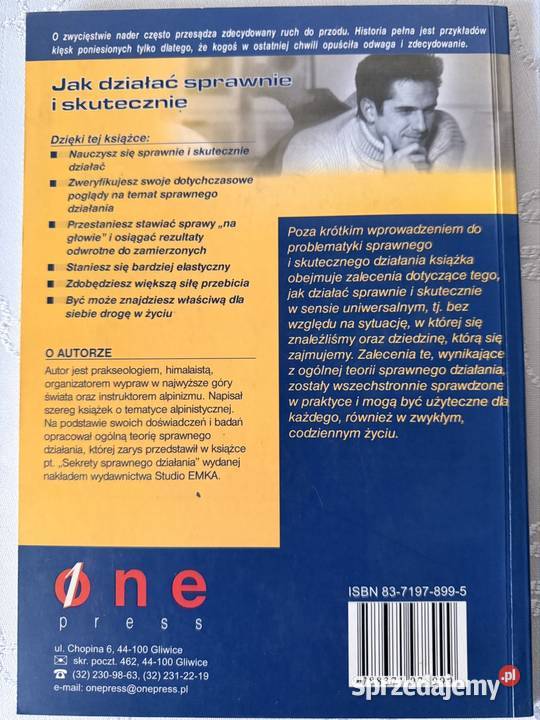 Działać Sprawnie i Skutecznie Autor Andrzej Rozwój osobisty i kariera Czerwionka-Leszczyny