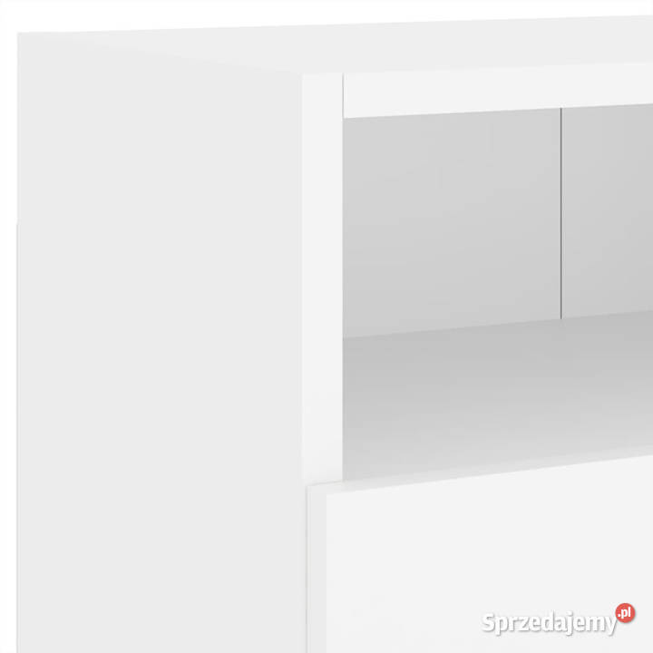 Ścienne szafki TV 2 białe 80x30x30 WM836869 mazowieckie Warszawa