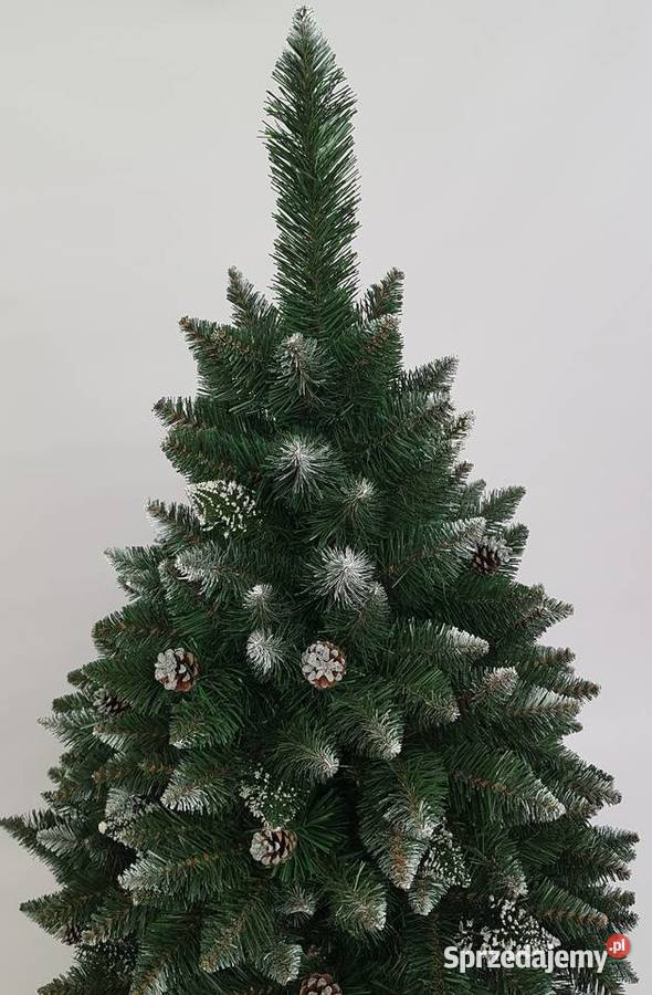 Choinka sztuczna Sosna srebrna z szyszkami Bielsko-Biała