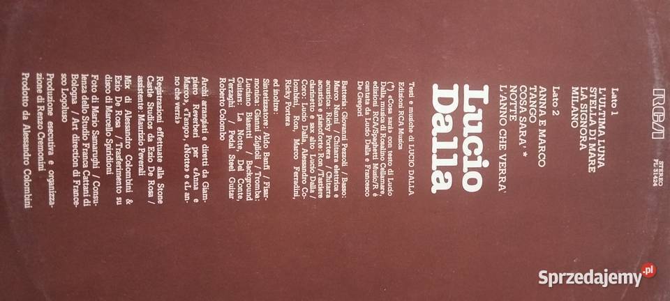 Lucio Dalla winyl Szczecin