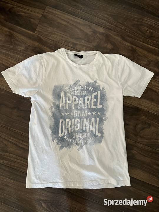 Męska biała koszulka Tshirt Rozmiar M Ząbki