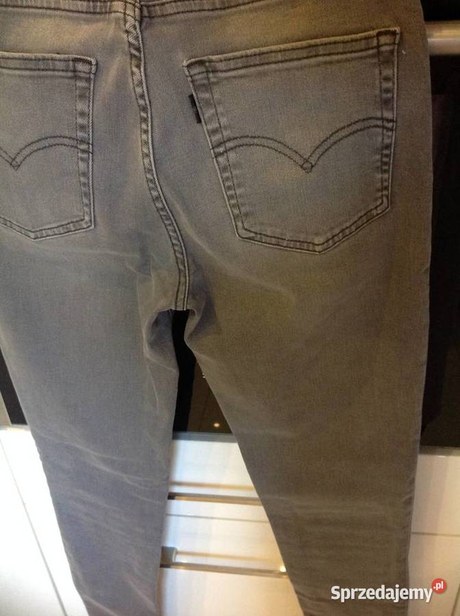 Spodnie Jeans Damskie Levis 721 26 Skinny szare Levi's Nowa Sól sprzedam