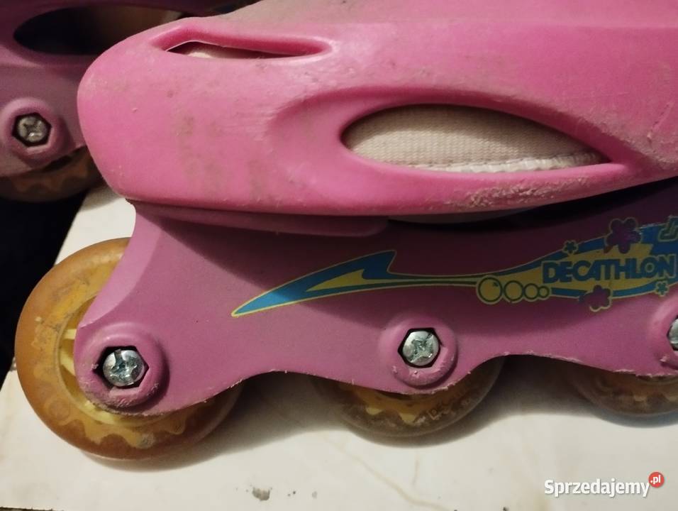 Rolki rozmiar 35 różowy