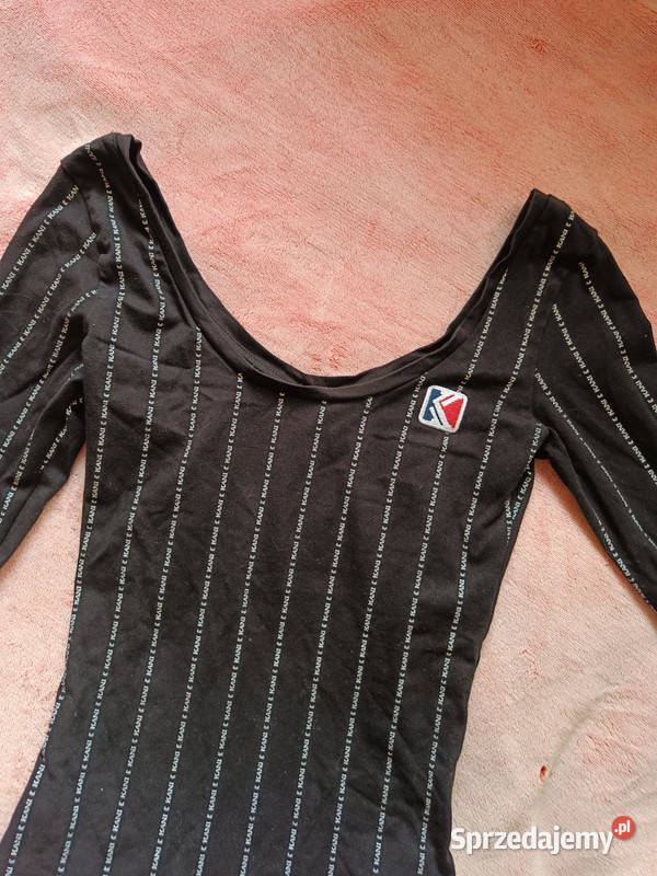 Czarne body z dekoltem Karl Kani r S 38 Dąbrowica