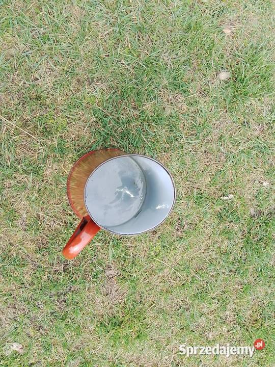 Dzban konwia bańka konewka emalia art deco Namysłów