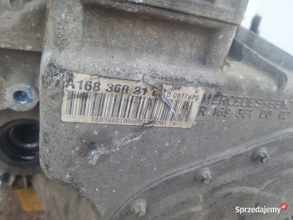 Mercedes W168 17 CDI SKRZYNIA BIEGÓW manual Rudka