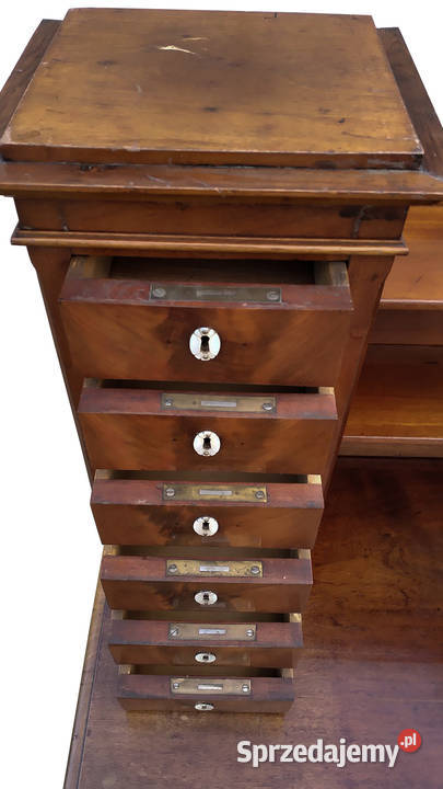 BIURKO Z PRAKTYCZNĄ NADSTAWKĄ XIX W Meble Szczecin