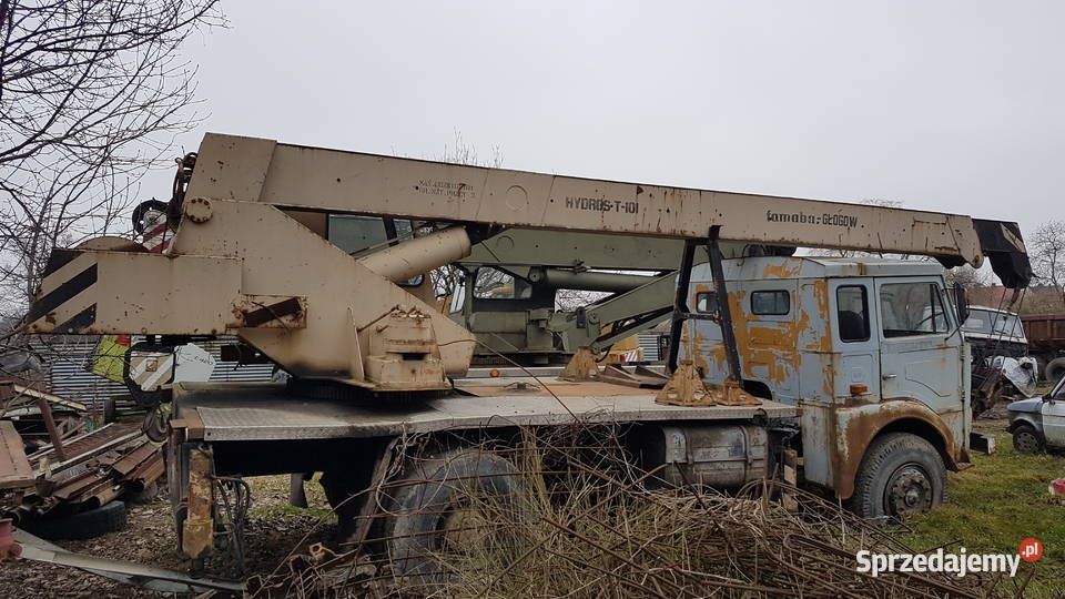 Dźwig żuraw Jelcz 10T HYDROS T101 315M sprawny Dźwigi samochodowe Dźwigi samochodowe dolnośląskie Kruków