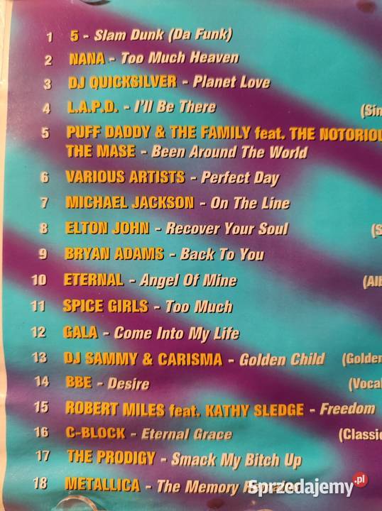 MTV Greatest Hits 98 Volume 1 kolekcjonerska CD Kielce