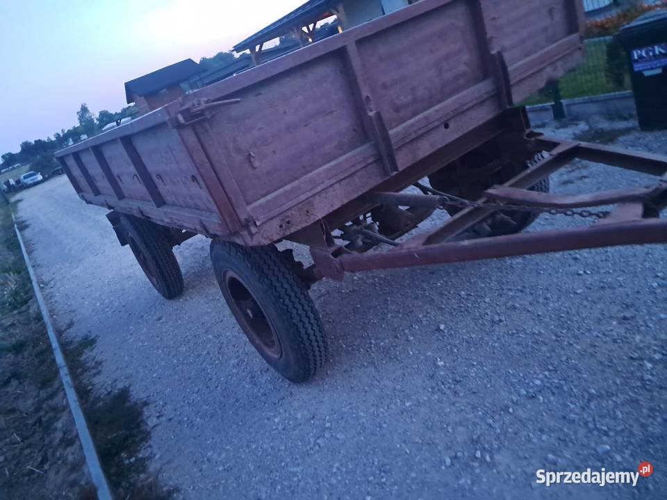 Przyczepa Rolnicza D46 Sztywna mazowieckie Płońsk