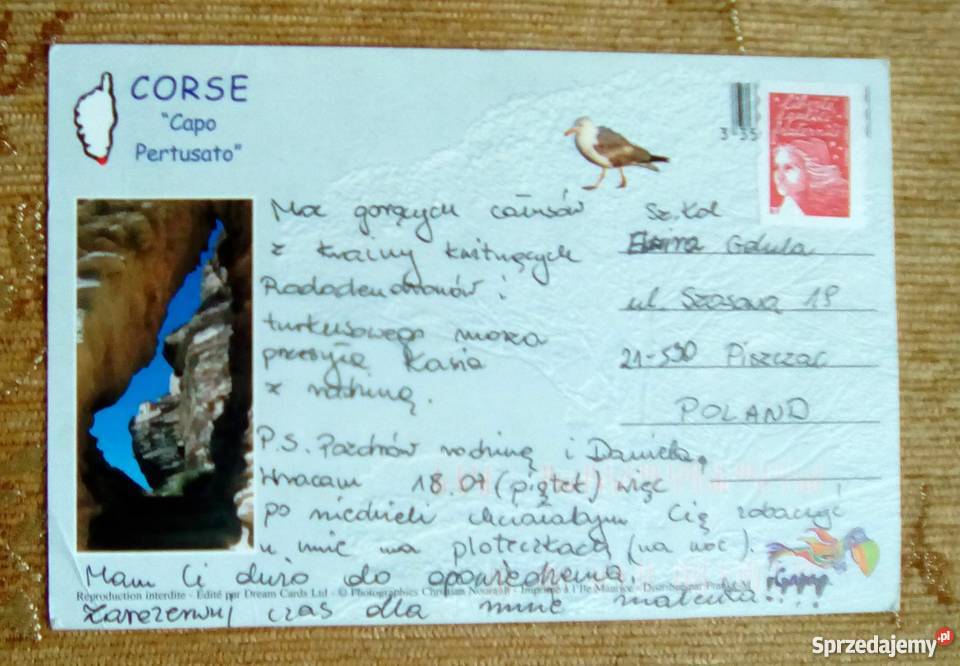 CAPO PERTUSATO WYSUNIĘTA NA POŁUDNIE CZĘŚĆ Piszczac