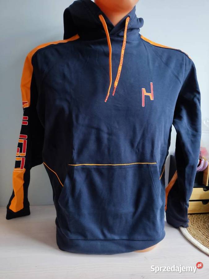 Bluza z kapturem Hugo Boss granatowo Moda i Styl Głuchołazy sprzedam