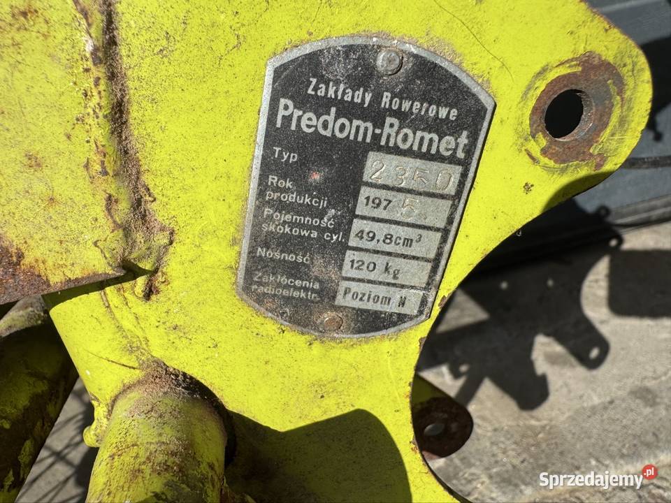 Romet komar 2350 1975 Rok produkcji 1975 Romet Dzierżoniów