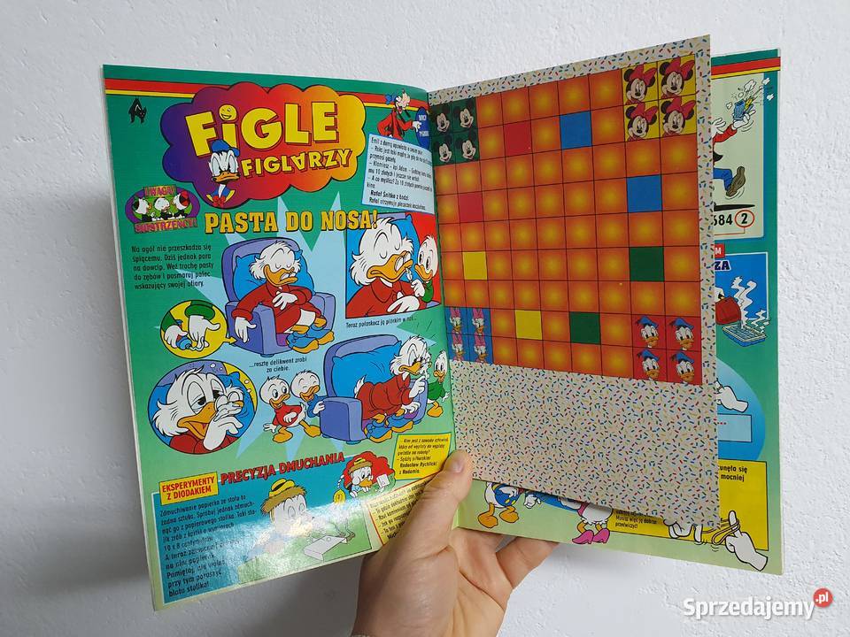 Kaczor Donald 16 1998 komiks z dodatkiem pomorskie Gdynia