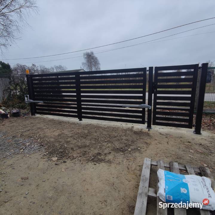 Brama skrzydłowa 4m furtka 1m Komplet do montażu mazowieckie