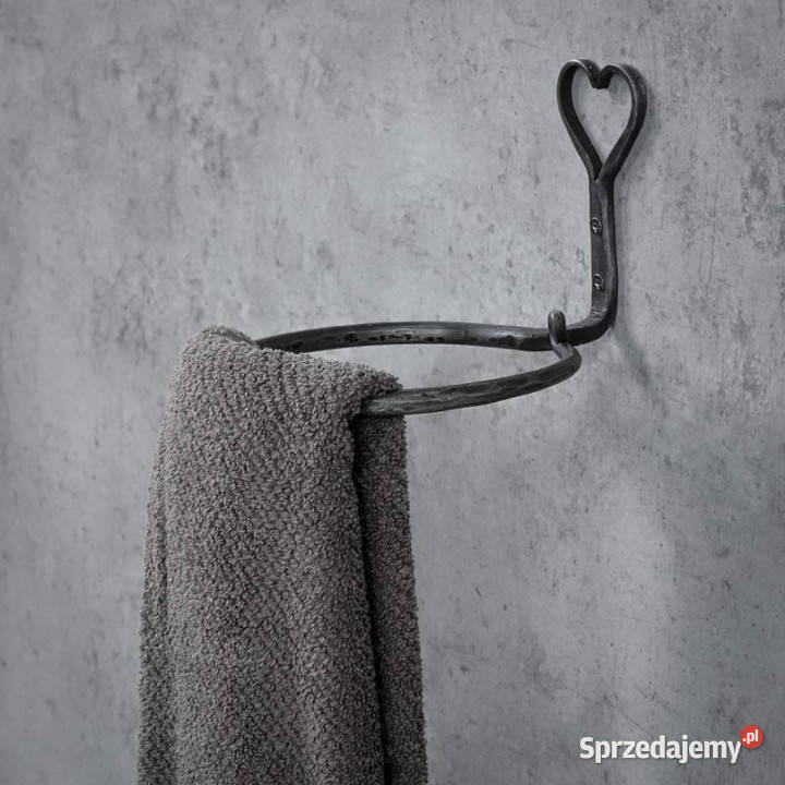 Wieszak na ręcznik metalowy KUTE SERCE sprzedam