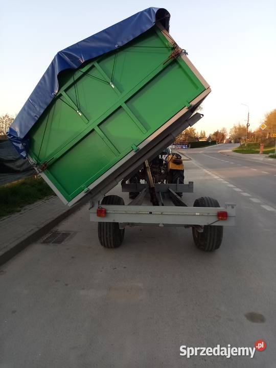 Przyczepa wywrotka 3 strony jednoosiowa 6 t Iłża