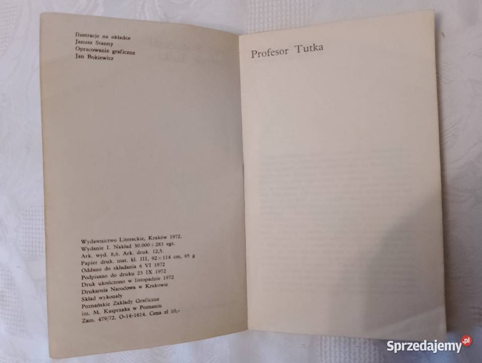 Książka PROFESOR TUTKA Jerzy Szaniawski Oborniki