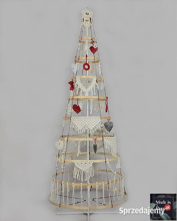 Choinka rozkładana w stylu boho dekoracje Boże Narodzenie Warszawa sprzedam