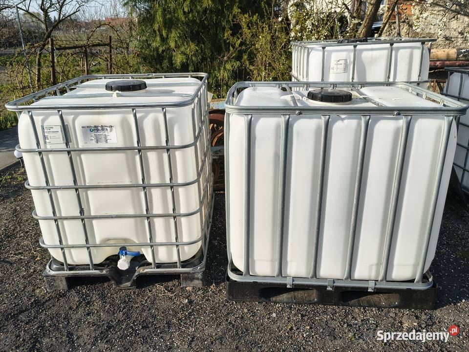 MAUSER 1000L kontener na wodę Baniak Zbiornik Pozostałe Leszno sprzedam