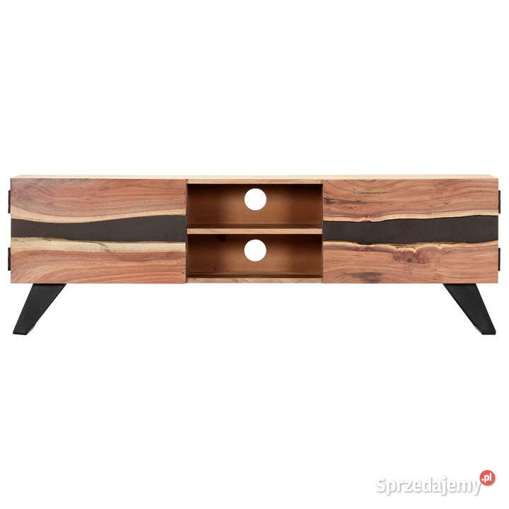 Szafka pod TV 140x30x45 lite drewno akacjowe RTV Warszawa