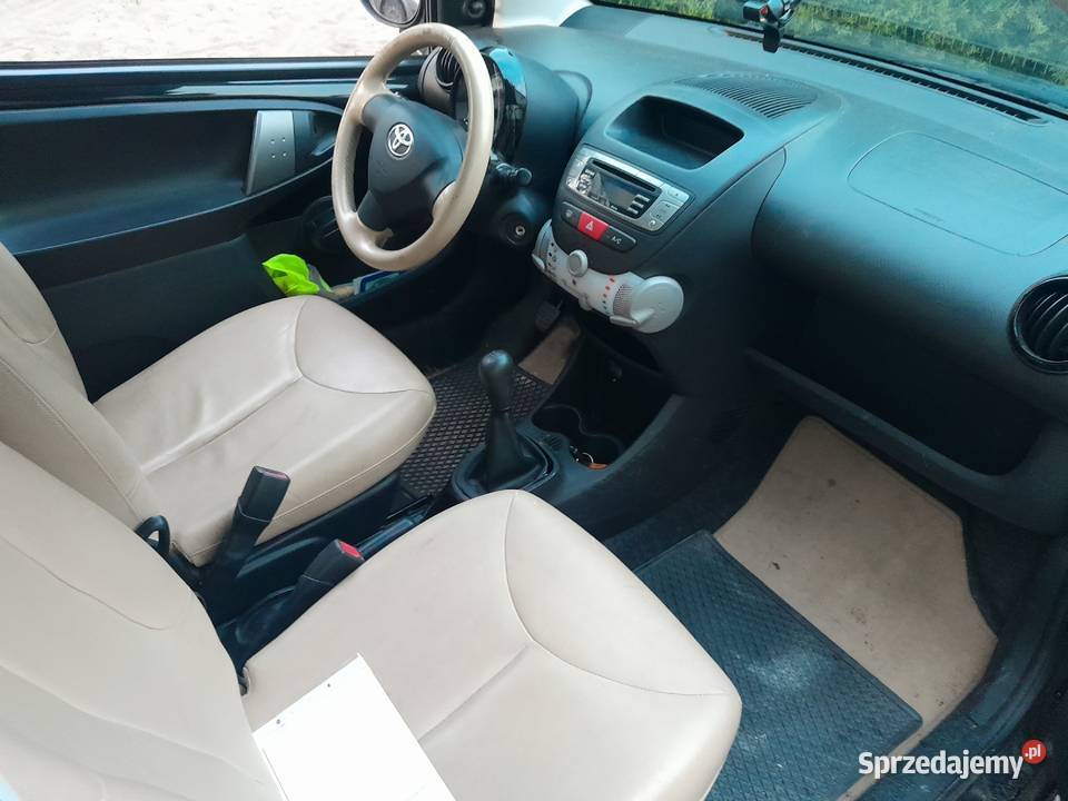 Toyota Aygo 10 benzyna 2014r z de klima skóra wielkopolskie Wronki sprzedam
