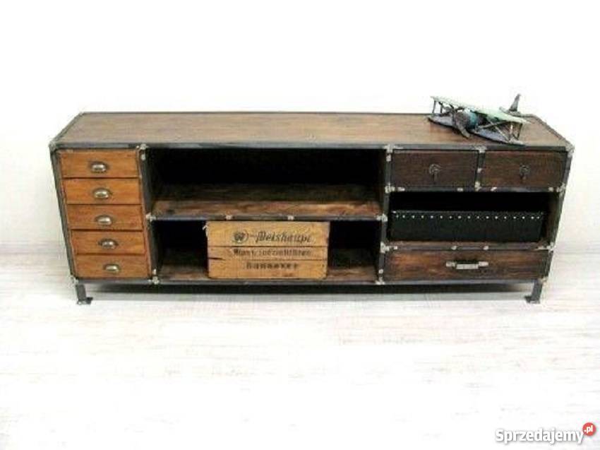 Szafka industrialnaKomoda Loft TVMeble Warszawa