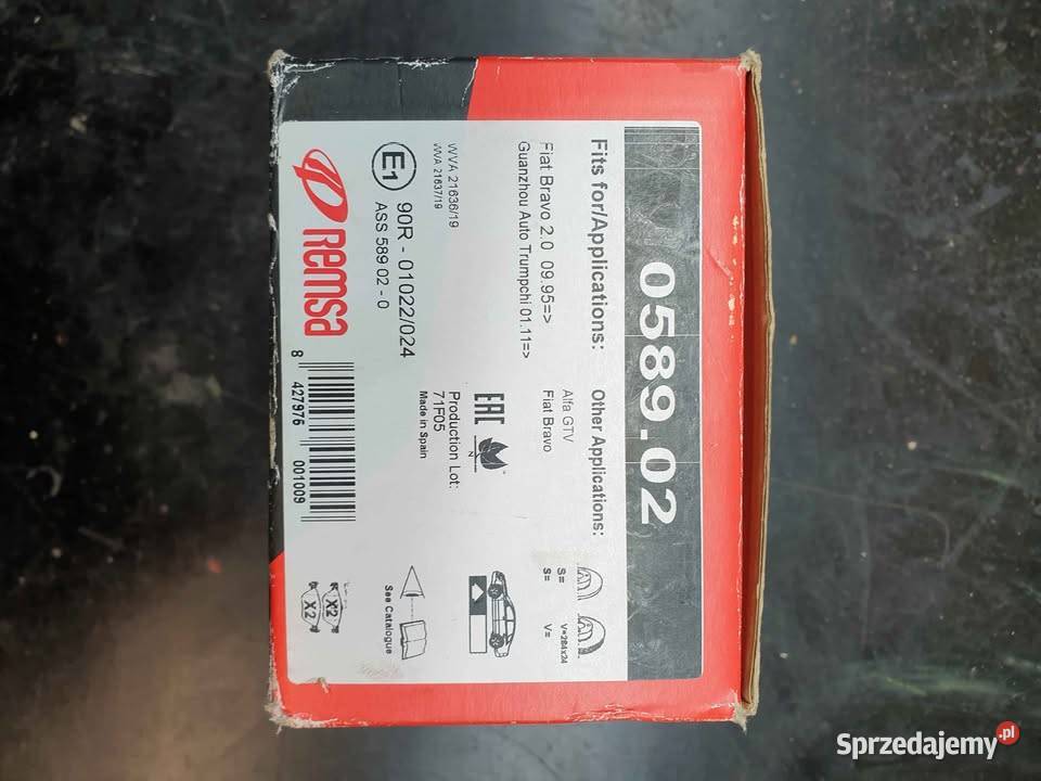 REMSA 058902 Klocki hamulcowe