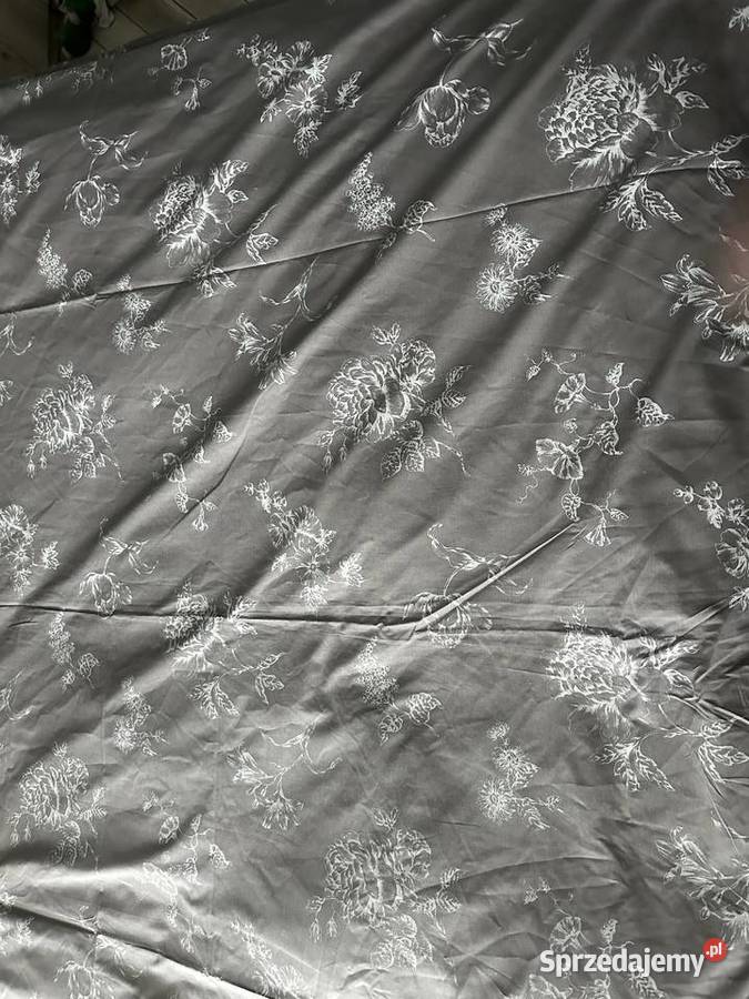 Komplet pościeli 200x200 100 bawełny MS szary łódzkie Łódź sprzedam