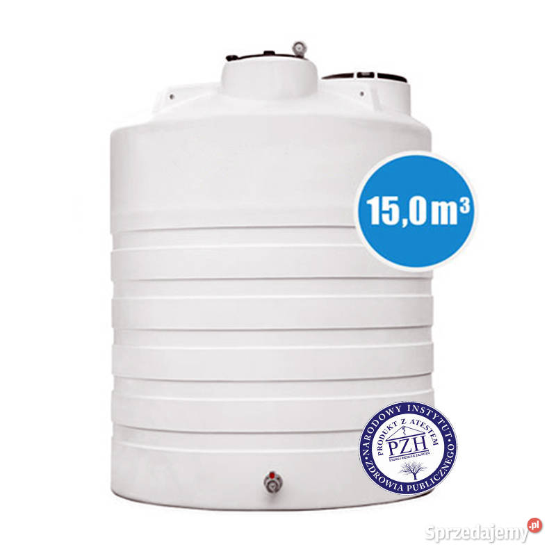 ZBIORNIK NAZIEMNY NA WODĘ PITNĄ 15000L z ATESTEM Białystok