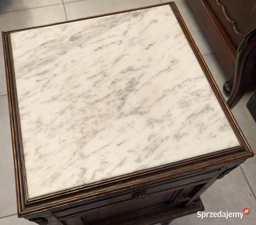 Piękna dębowa szafka secesyjnasklep Dąbrowa śląskie