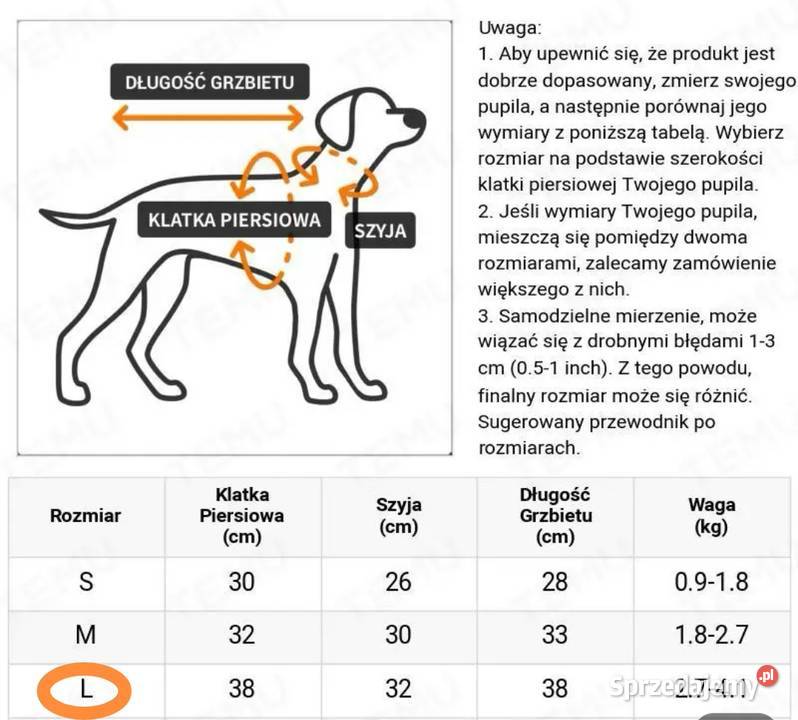 Wiosennojesienna niebieska kurtka małego pieska Bełchatów