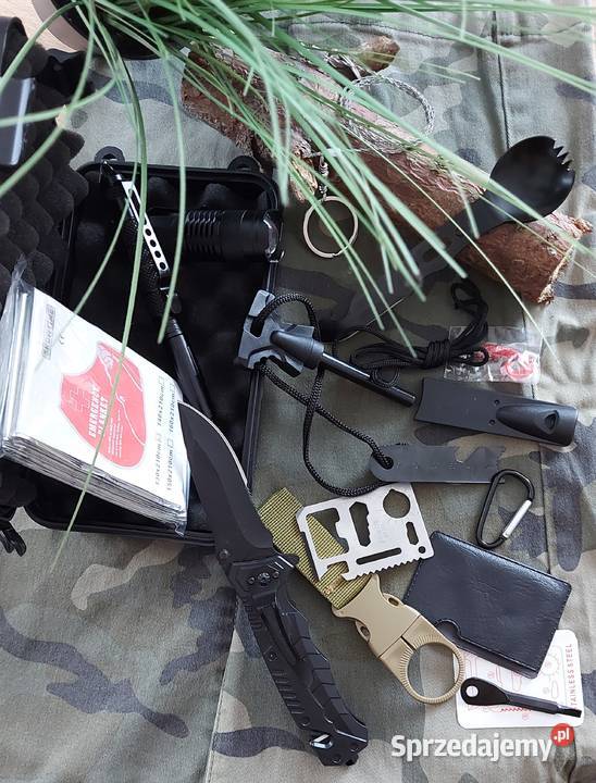 Wojskowy Duży Zestaw SURVIVALOWY Militarny Częstochowa