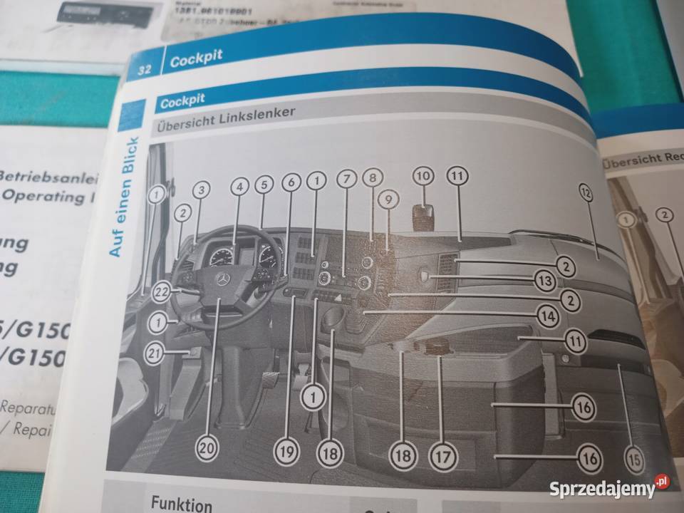 MERCEDES ACTROS MP4 ANTOS 2012 Komplet łódzkie Łódź