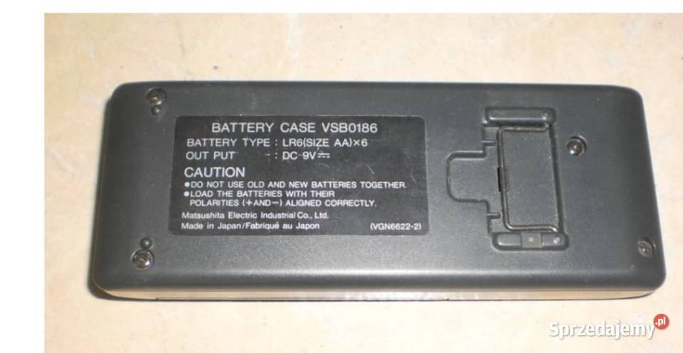 battery case vsb0186 Kamery Panasonic vhsc Aparaty Olkusz