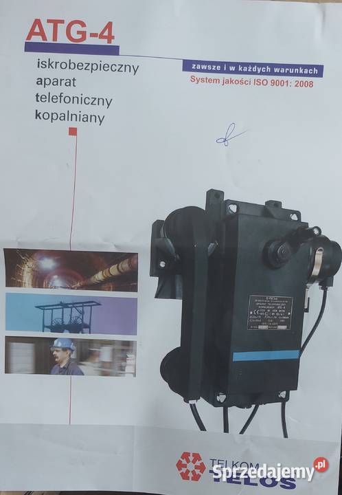 aparat telefoniczny kopalniany ATG3 Telkom Telos Dąbrowa Górnicza