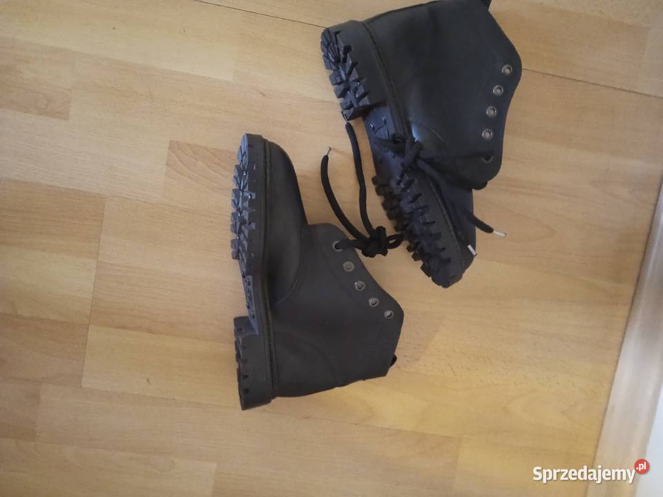 Buty skórzane czarne rozmiar 37