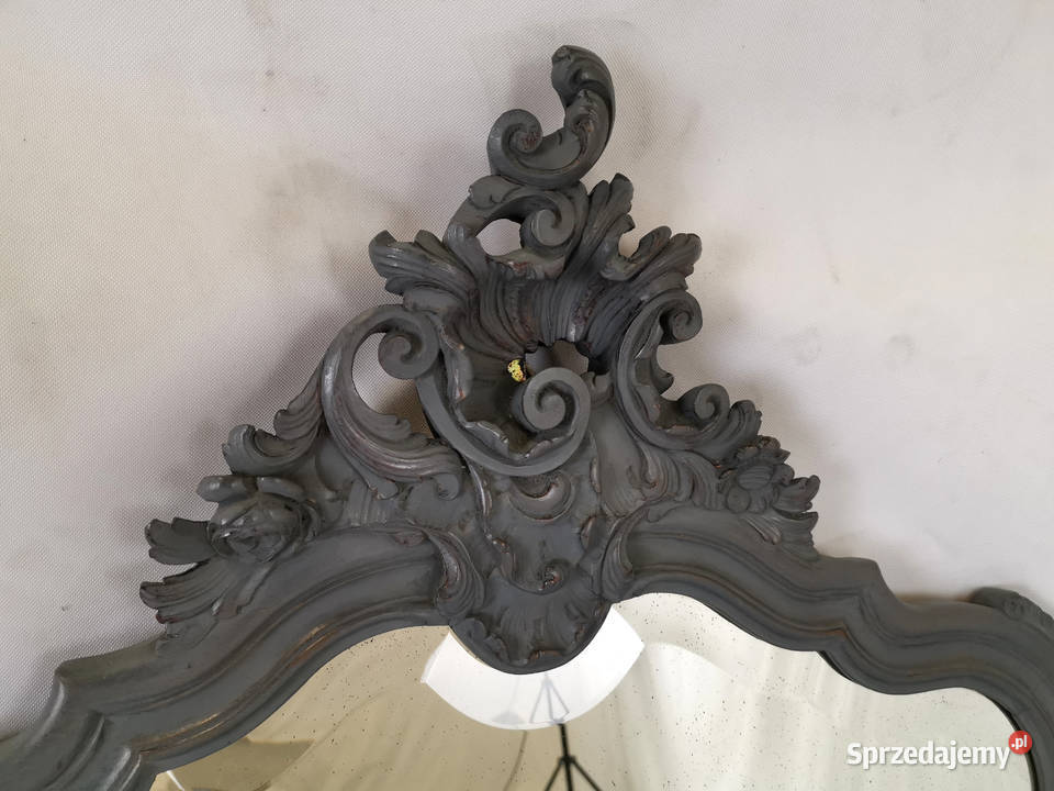 Lustro z półką rokoko do łazienki ludwik shabby Warszawa