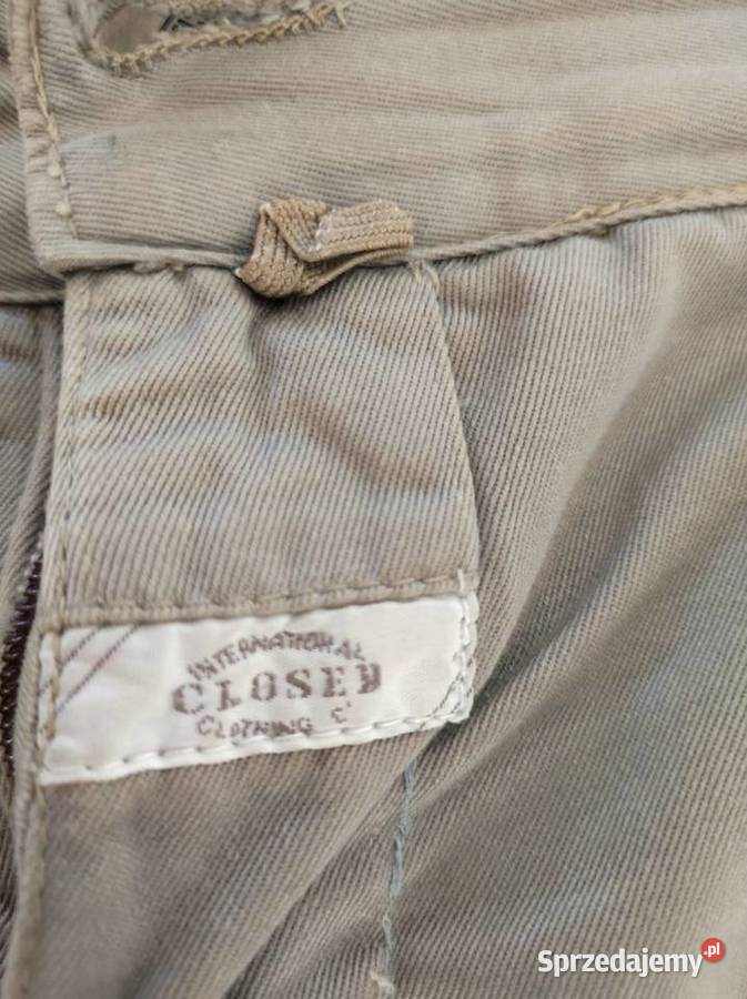 unikat włoskie vintage spodnie materiałowe Kielce