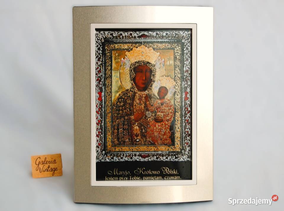 Matka Boża Częstochowska Maryja obrazek w ramce lubelskie Lublin sprzedam
