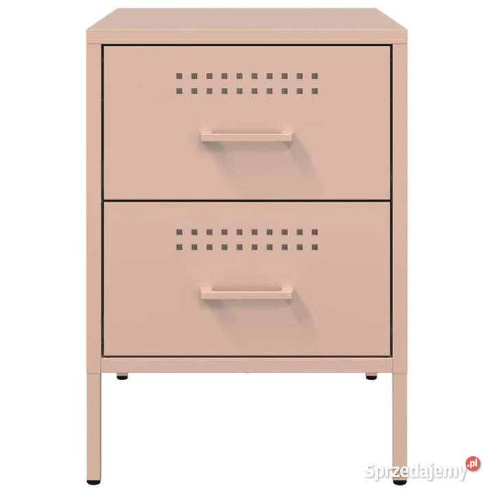 Szafki nocne 2 różowe 36x39x505 stal WM842925 Warszawa sprzedam