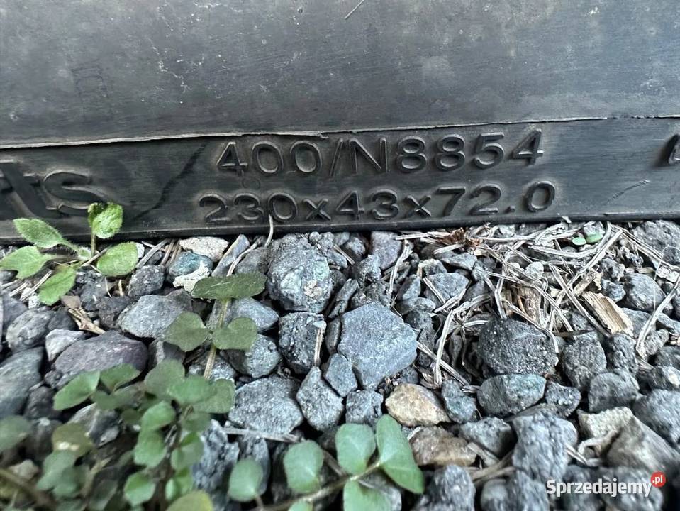 Gąsienice Do Minikoparki 230x43x720 230x43x72 małopolskie Tymowa