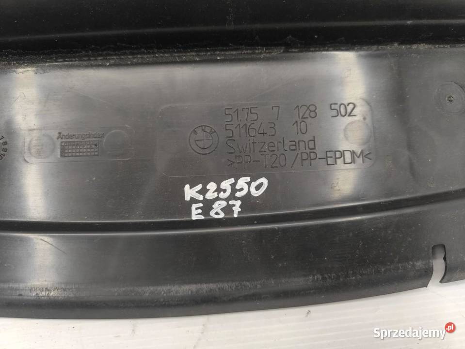OSLONA DOLNA PASA PRZEDNIEGO BMW 1 E87 E81 LIFT