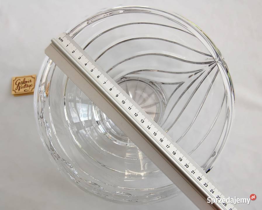 Miska salaterka owocarka kryształowa kryształ lubelskie Lublin