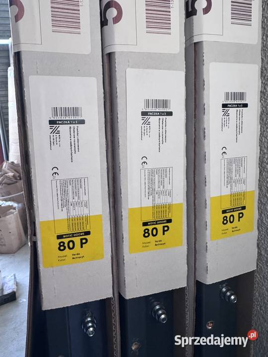 Drzwi zewnętrze metalowe ocieplane 90 pełne Staszów sprzedam