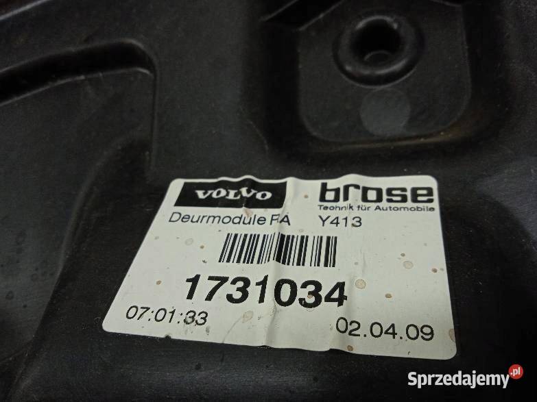 MECHANIZM SZYBY PRAWY TYŁ 081202 Volvo XC 60 I Mechanizmy opuszczania szyb