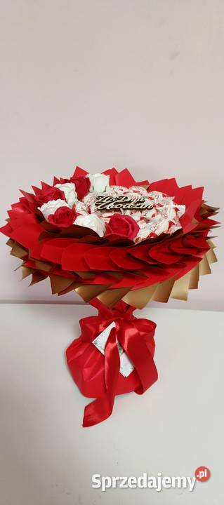 Bukiet jadalny z Raffaello bukiet ze słodyczy Warszawa